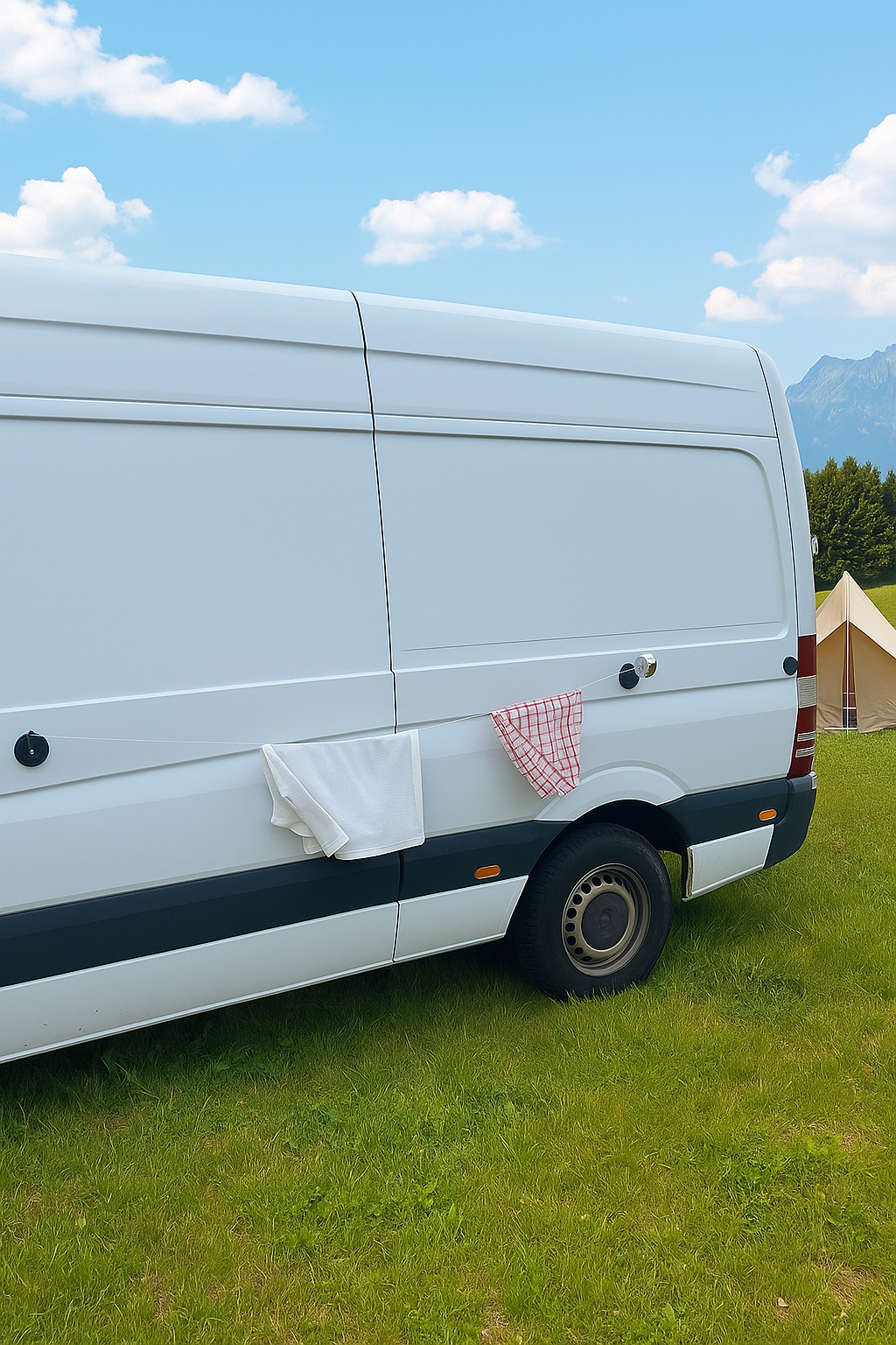 Magnetische Wäscheleine fürs Auto – Ideal für Camping, Van, Wohnmobil & Outdoor