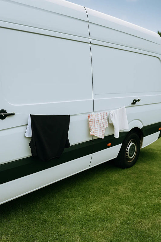 3-in-1 Magnethalter für Camping – Tisch, Müllsackhalter & Wäscheleine fürs Auto