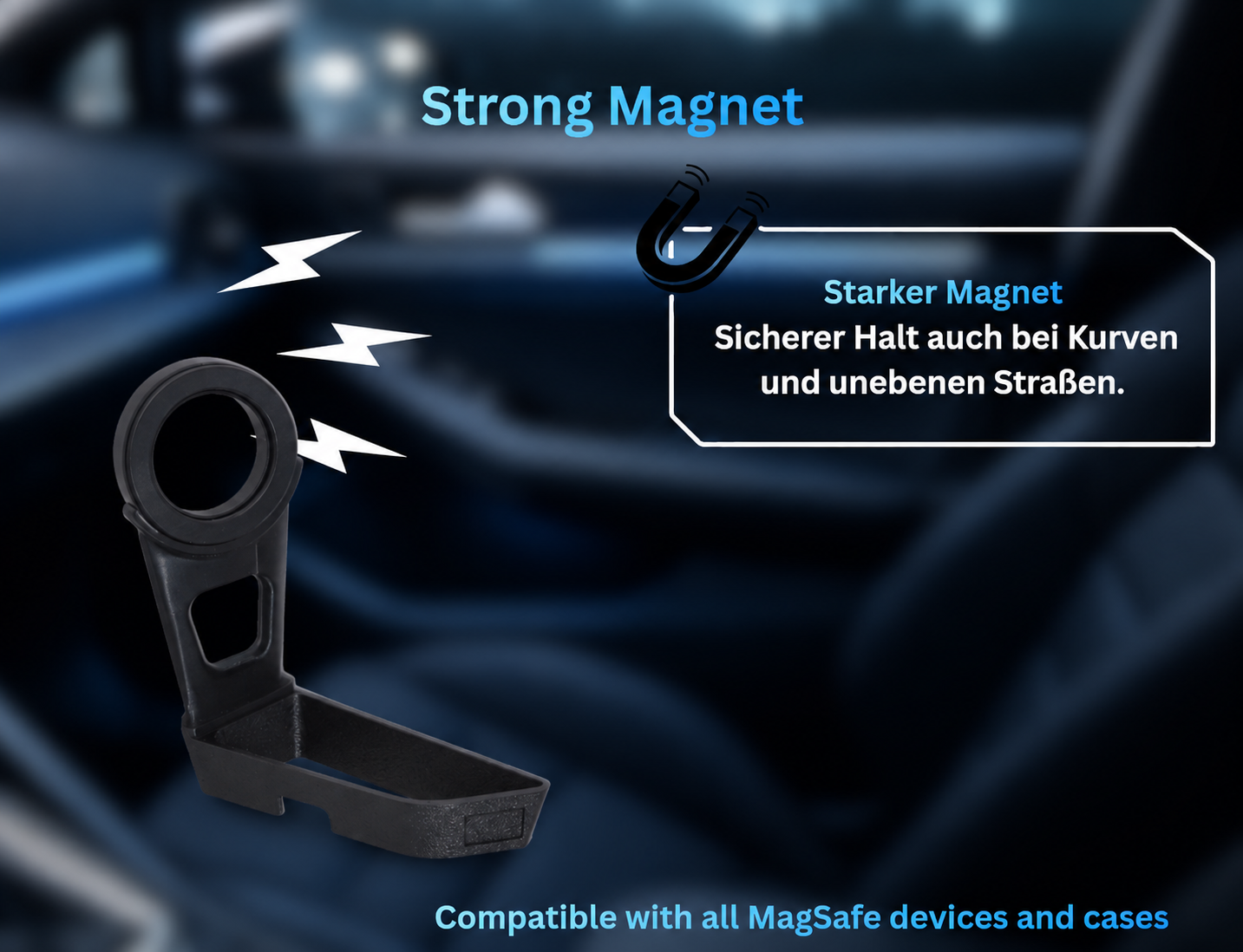 Handyhalterung kompatibel mit MagSafe für Cupra Formentor facelift