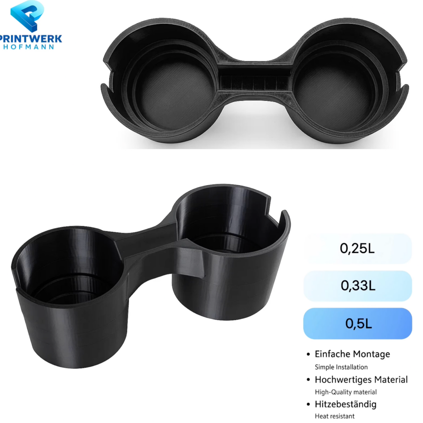 BMW 3er F30 F31 F32 F33 F34 F36 Getränkehalter Dosenhalter Cupholder