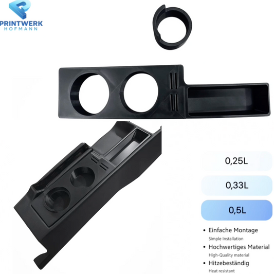 Mercedes W201 Getränkehalter Cupholder 190 190E mit Fach