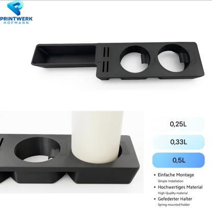 Mercedes W201 Getränkehalter Cupholder 190 190E Gefedert mit Fach