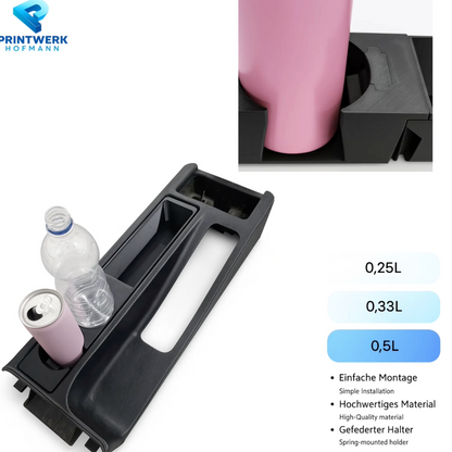 BMW E36 Getränkehalter mit großem Fach gefedert Dosenhalter Cup Holder