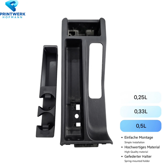 BMW E36 Getränkehalter mit großem Fach gefedert Dosenhalter Cup Holder