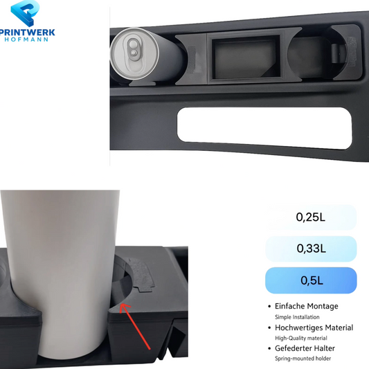 BMW E36 Getränkehalter mit Münzfach gefedert