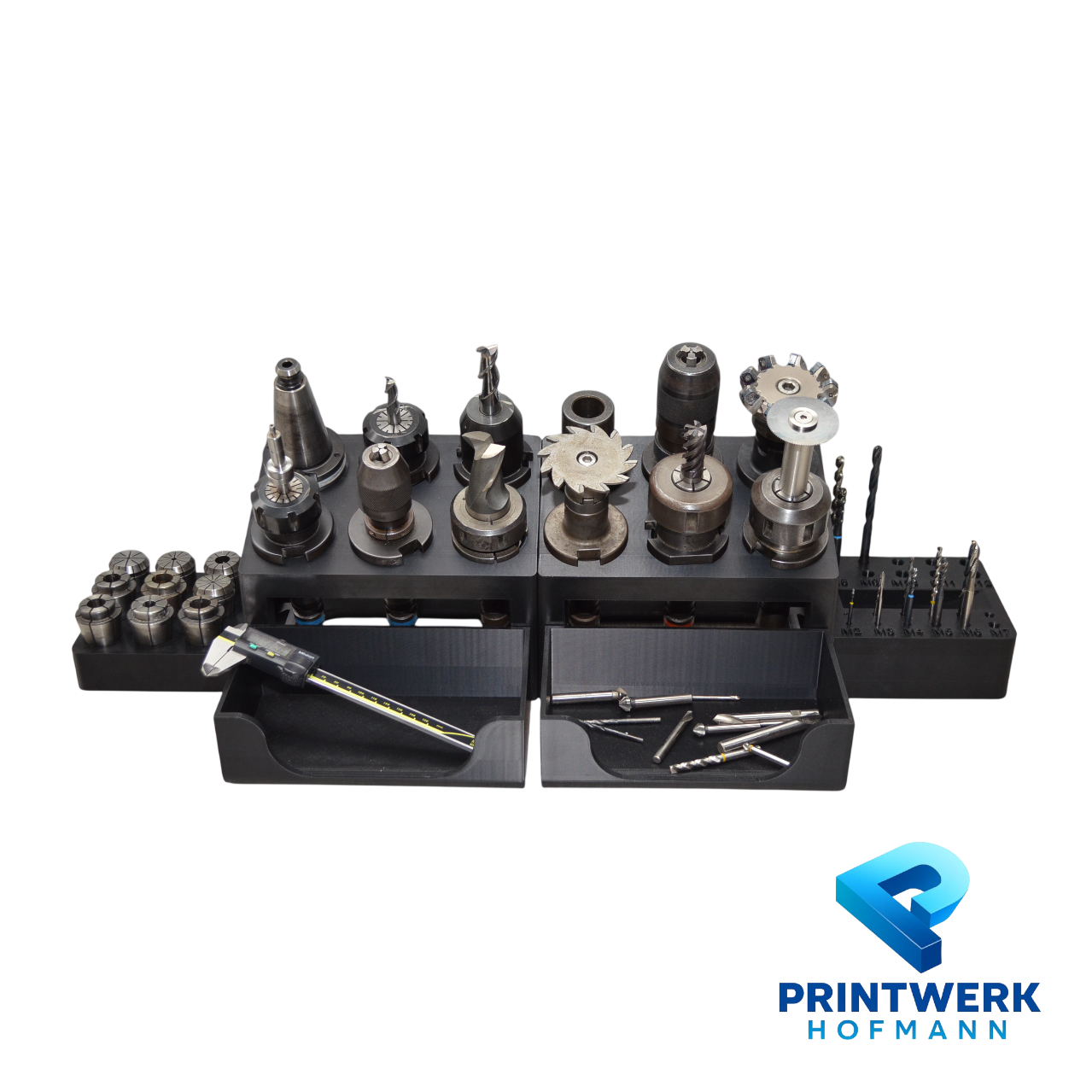 Werkzeughalter SK40 ISO40 CNC Halter ABS mit Einsätzen Bohrer Fräser Set