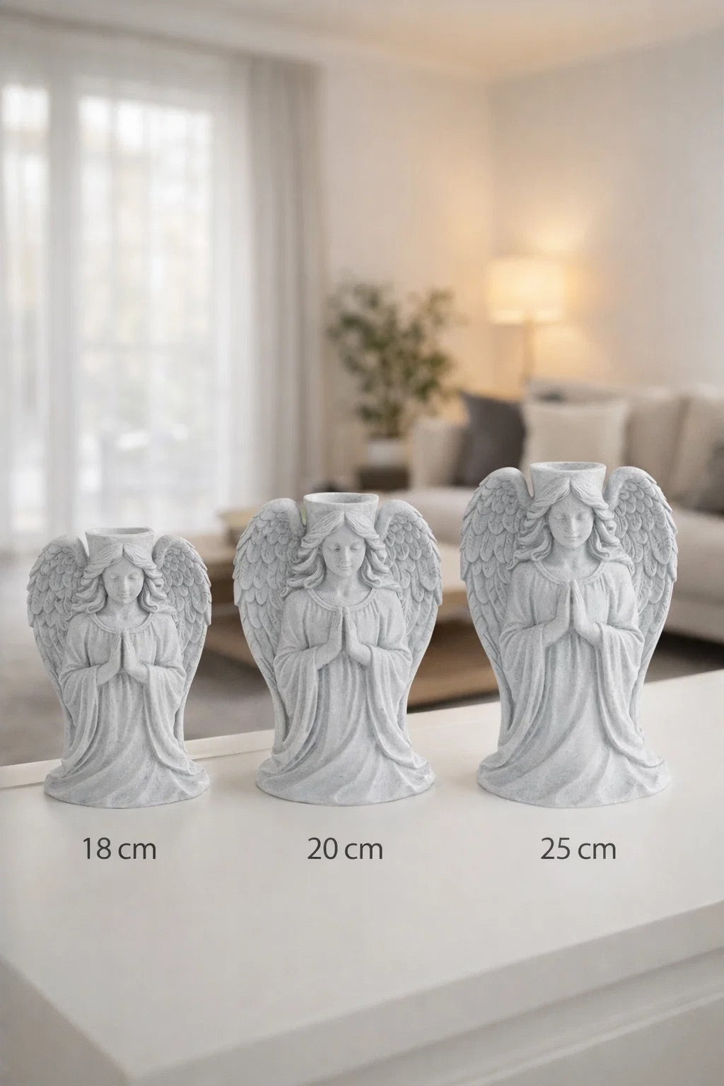 Skulpturale Engel-Vase – modernes Design, zeitlose Dekoration, wasserdicht