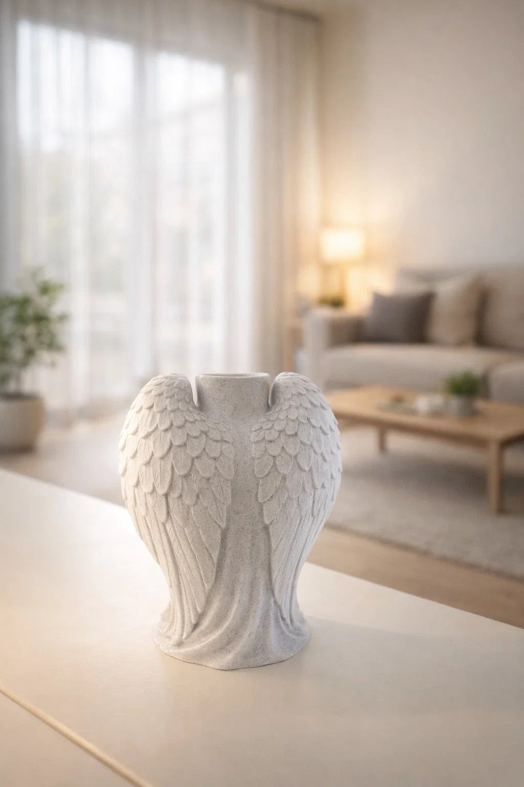 Skulpturale Engel-Vase – modernes Design, zeitlose Dekoration, wasserdicht